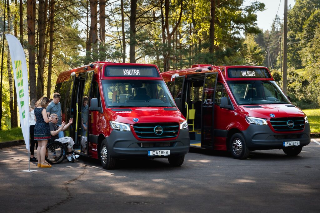 Kautros elektriniai autobusai Vilniuje