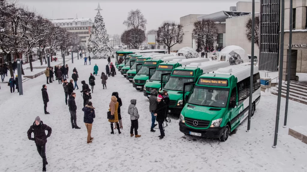 Autobusai Alytuje Kautra