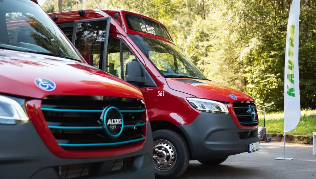 Elektriniai Altas Auto autobusai Vilniuje